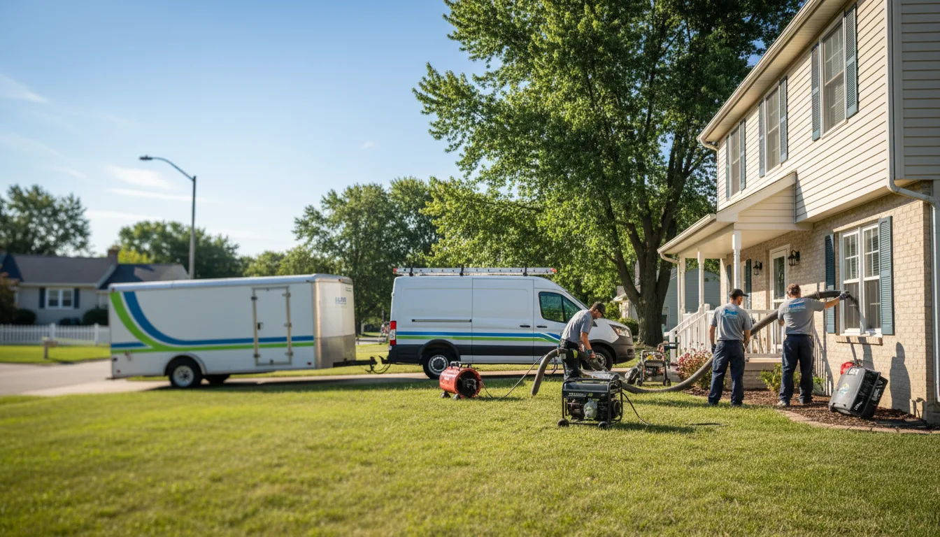 Flooded Basement Restoration And Cleanup With Repair in Parma, OH near me